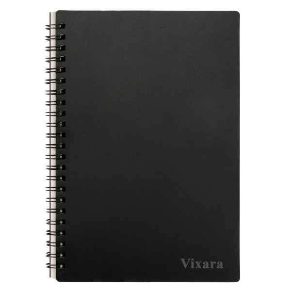 Vixara A5 Spiral Notebook, 1 Pack 120 Pages Ruled Notebook with 80 GSM Paper, Plastic Cover Notebook for School, Office, Writing, Notes and Daily Planning Vixara A5 Spiral Notebook, 1 Pack 120 Pages Ruled Notebook with 80 GSM Paper, Plastic Cover Notebook for School, Office, Writing, Notes and Daily Planning