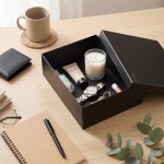 Vixara Large Black Gift Box with Lid, 1 Pack Rigid Cardboard Paper Box for Gift Wrapping, Present Packaging, Storage Organization, Keepsake Box for Weddings, Holidays and Special Occasions Vixara Large Black Gift Box with Lid, 1 Pack Rigid Cardboard Paper Box for Gift Wrapping, Present Packaging, Storage Organization, Keepsake Box for Weddings, Holidays and Special Occasions